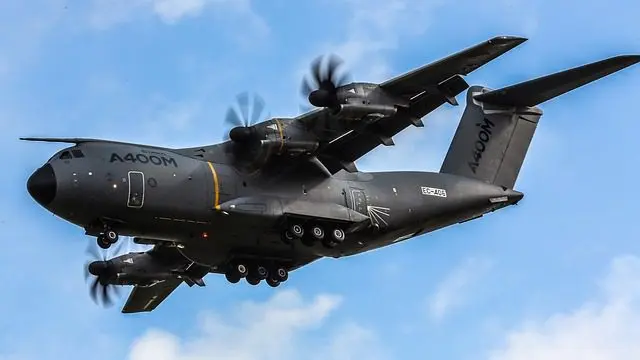 Military aircraft in flight illustrating the salt bombing of slugs