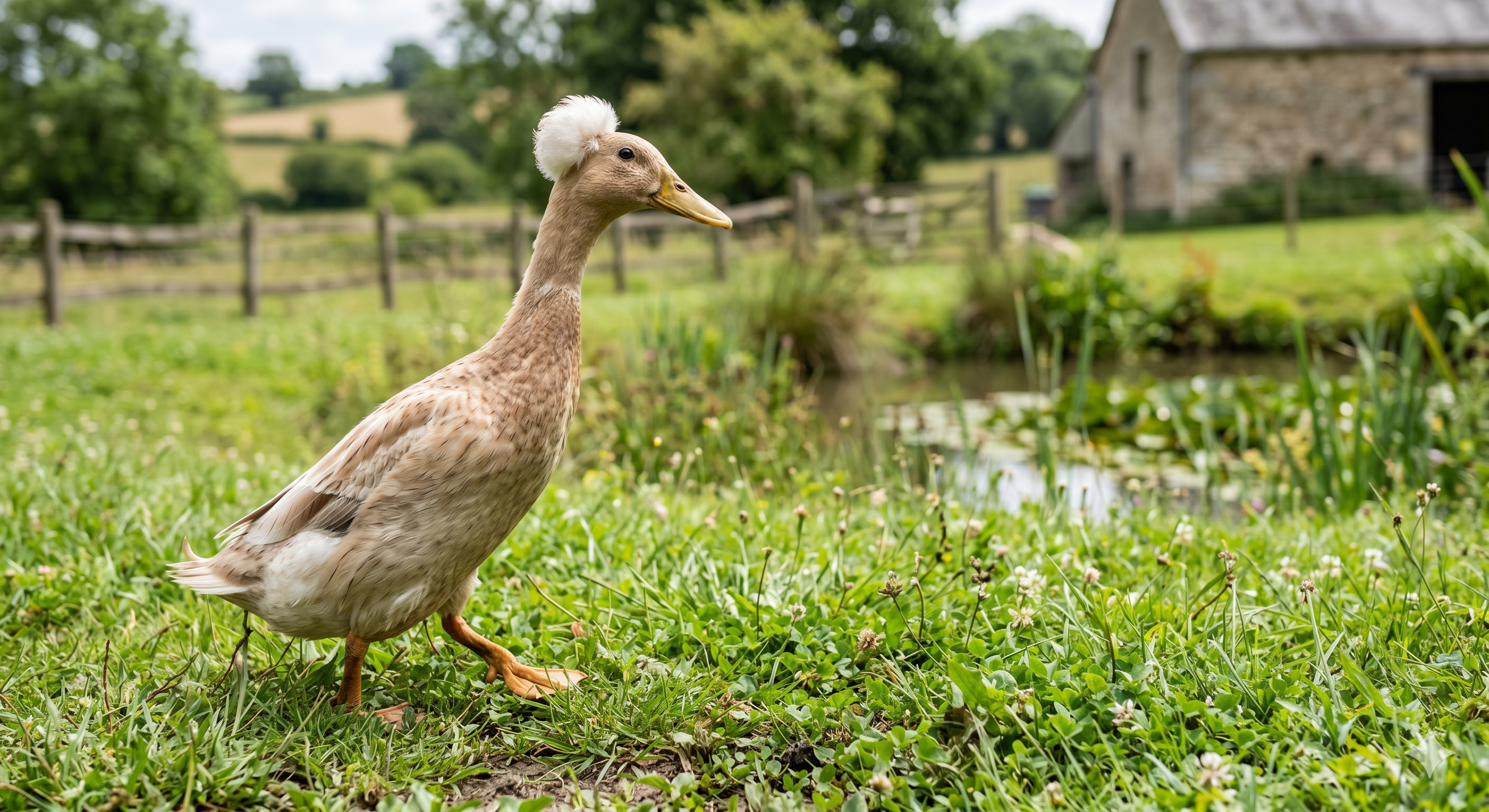 The natural elegance of the crested Indian Runner duck: a complete exploration