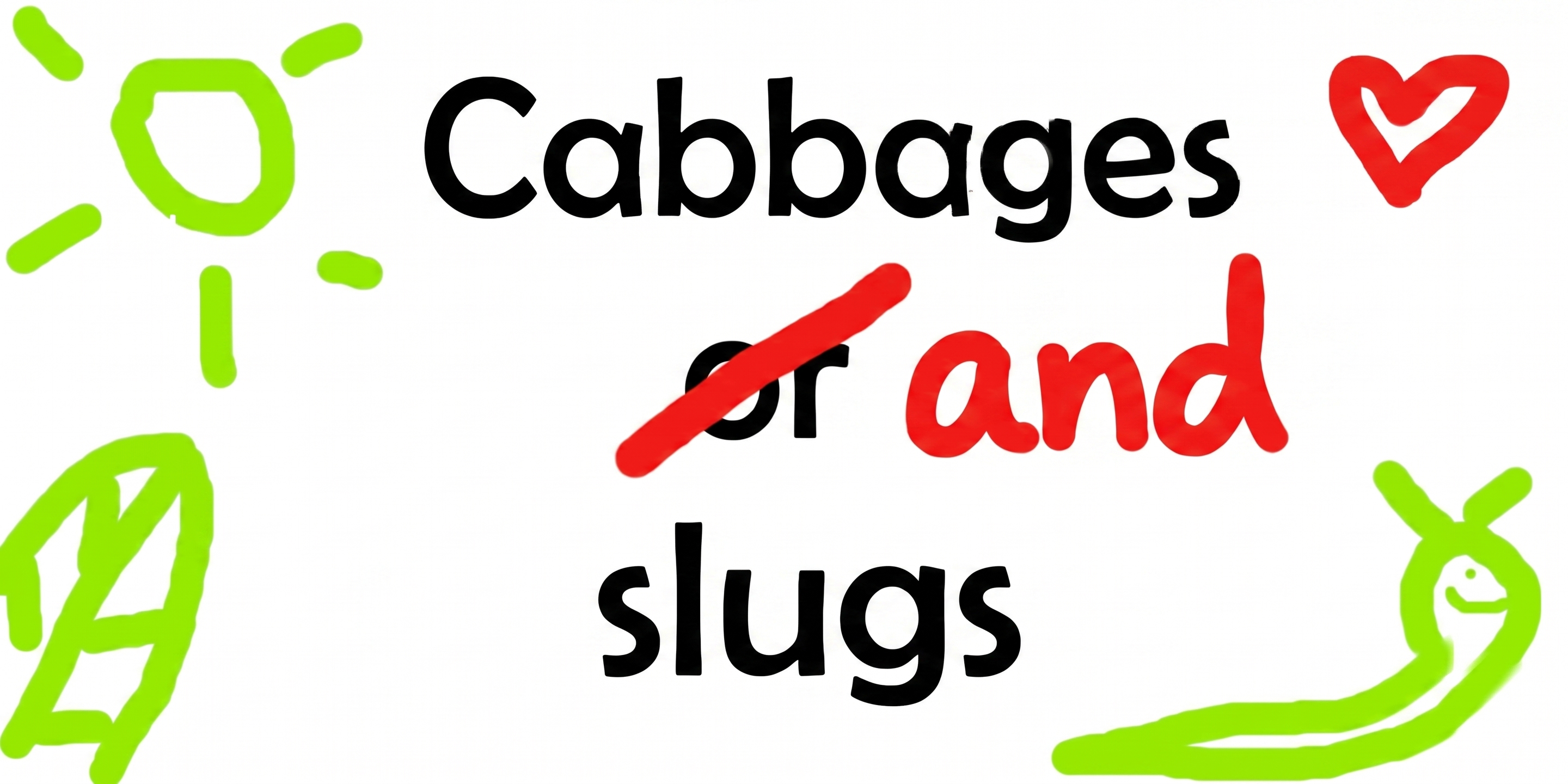 The slug netting is kind to slugs