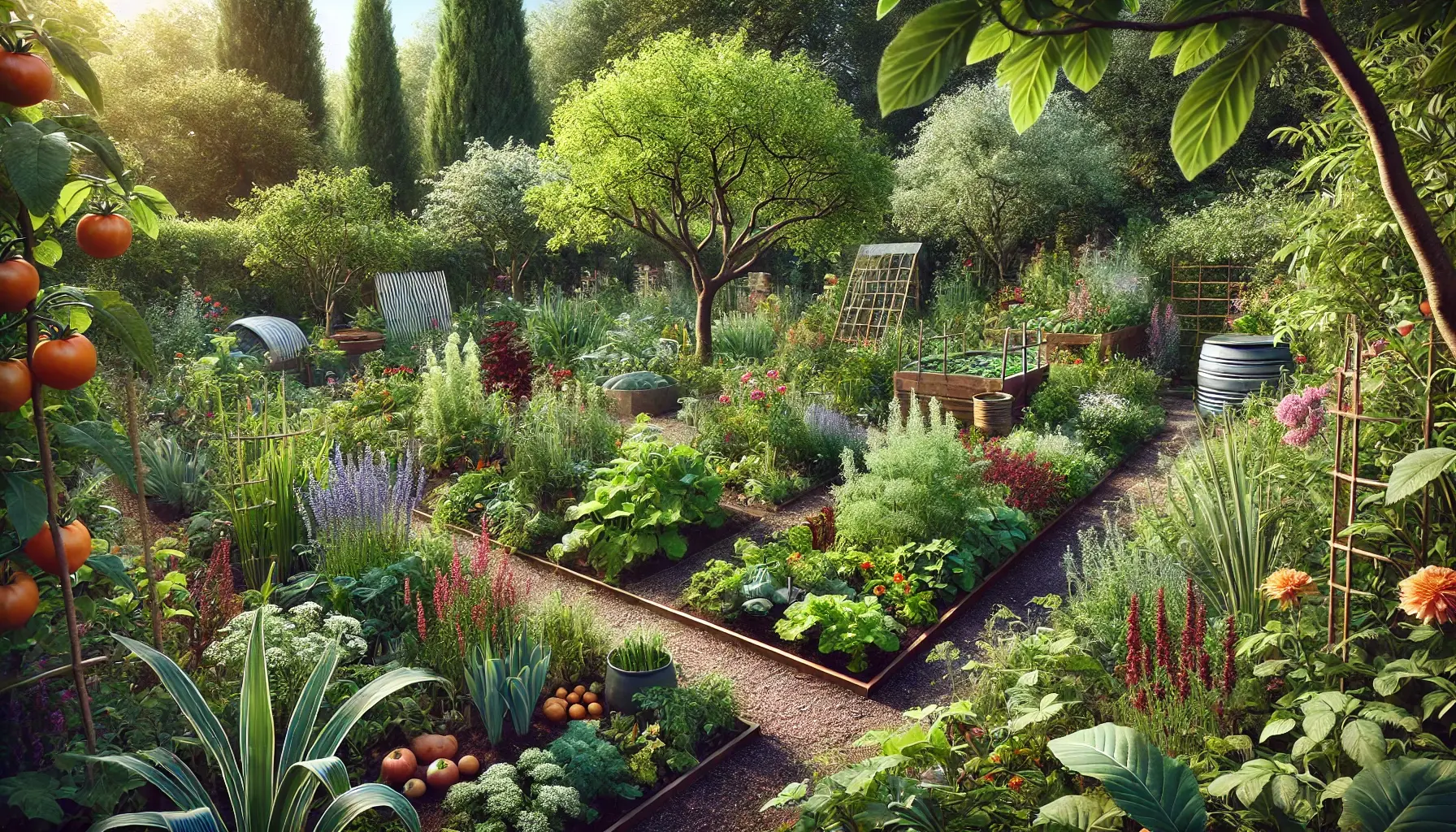 a permaculture garden
