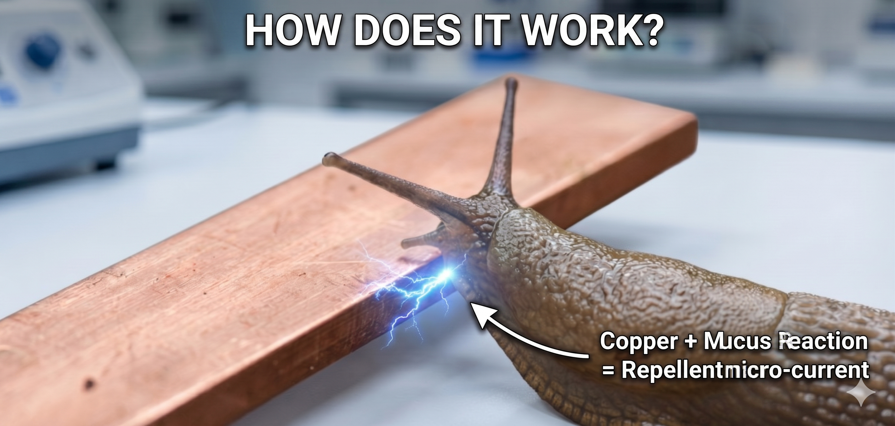 How copper repels slugs