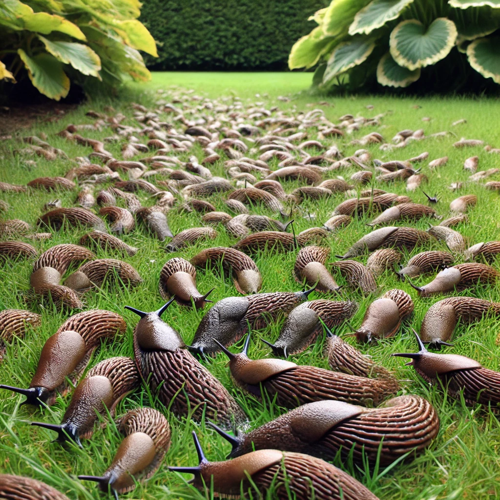 Lawn overrun with slugs: why, and what to do?