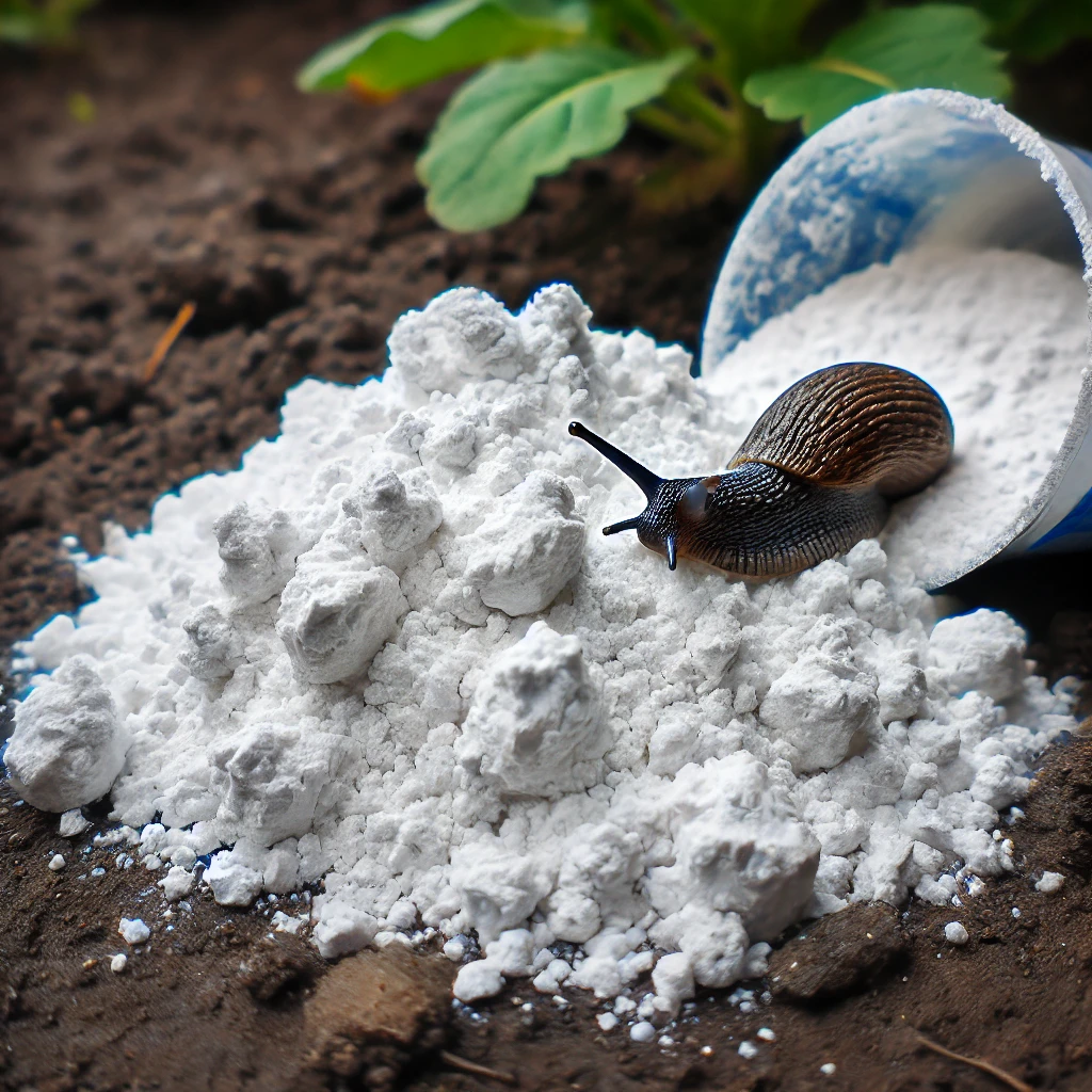 Diatomaceous earth: an effective slug deterrent?